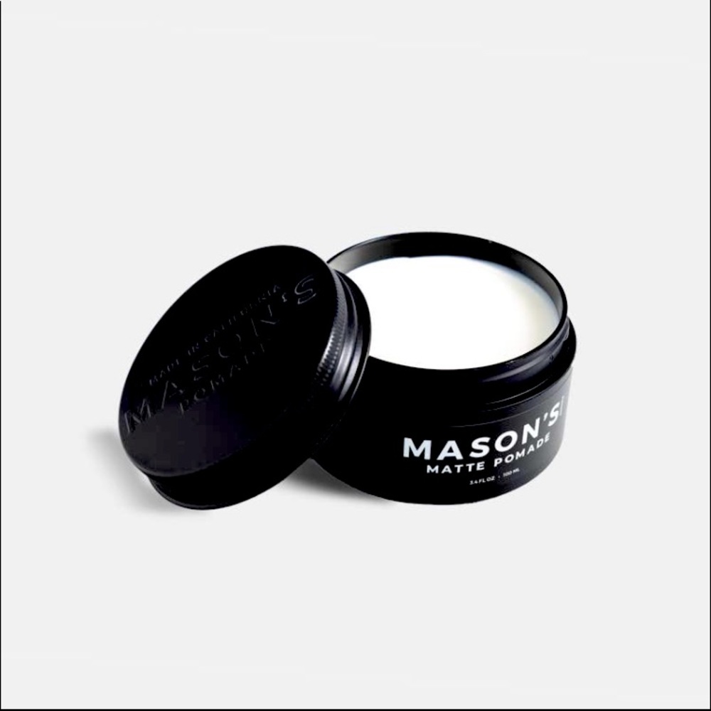 Brand New* Just arrived. Men’s Mason’s Matte Pomade 3.4oz. Made in California.